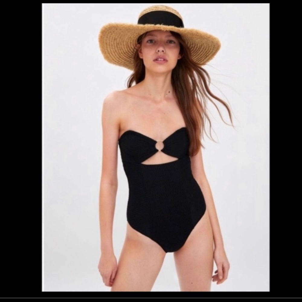 Zara Strapless Bathing Suit